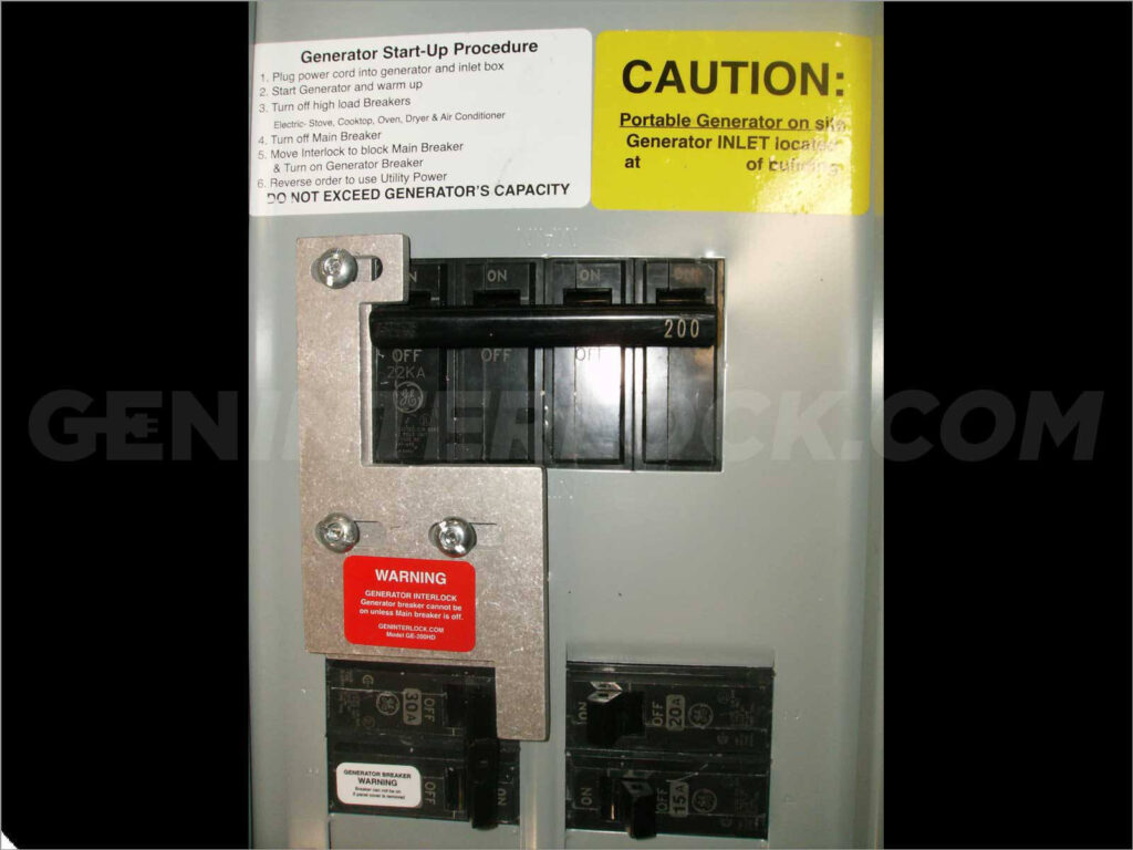 residential ge 150 amp panel installed