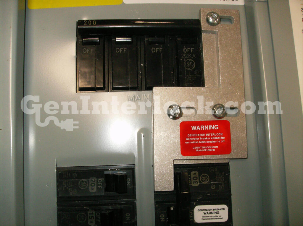 Generator Interlock Kit General Electric GE 150 and 200 Amp Newer ...